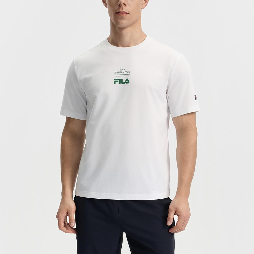 Fila Tennis SS25 Versatile Simple Comfortable Casual Short Sleeve T-Shirt Men Tops A11M533109F-WT
