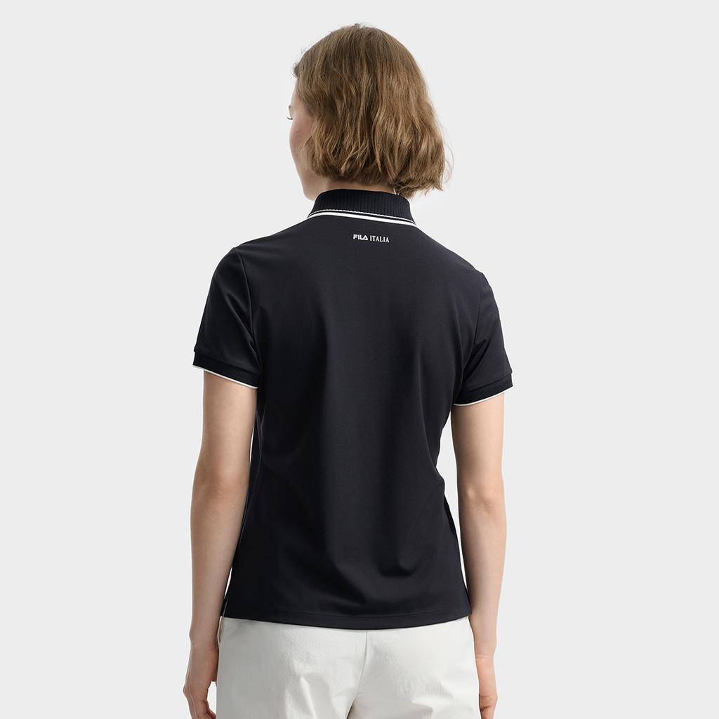 New FILA WHITE Polo Shirts Women's Legend Blue NV F11W533108F-NV