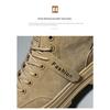 Zapatos de primavera para hombre, transpirables, de caña alta, de tendencia para hombre, antideslizantes, resistentes al desgaste, zapatos de trabajo, zapatos casuales de tabla, zapatos de moda.
