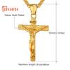 Men Necklace Jesus Cross Dangle Anti Rust Stainless Steel Jesus Pendant Necklace Jewelry for Party