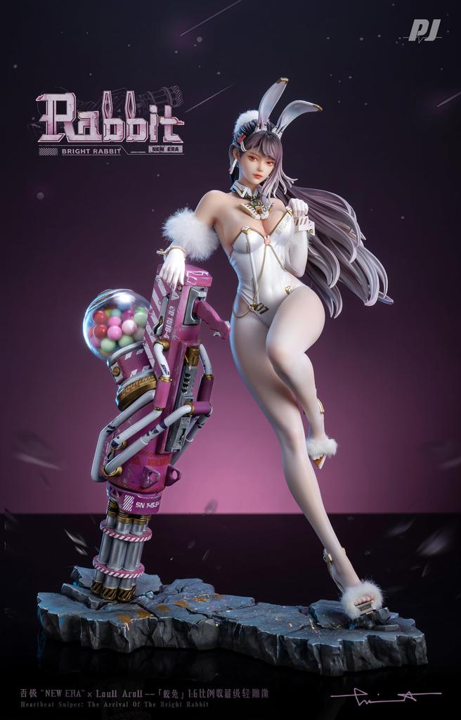 PIJI [New Era] X Loull AroLL [Bright Rabbit] 16 Scale PVC & Metal Pre-painted Finished Figure