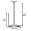 Household Stainless Steel Floor Standing Tissue Holder, Stainless Steel Standing Kitchen Toilet Paper Hanger