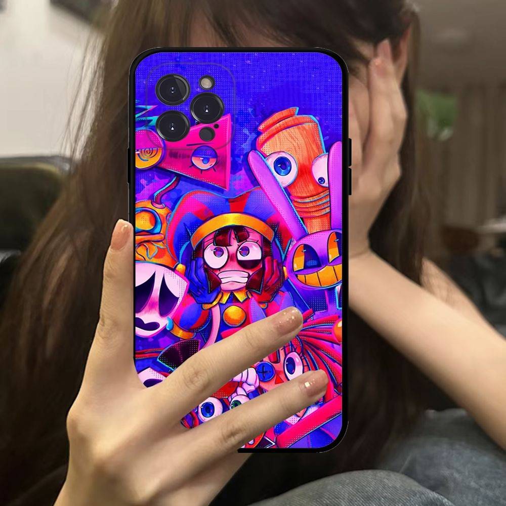 Beliebter Anime The Amazing Digital Circus Handyhülle Für IPhone 16 15 14 11 12 13 Mini Pro XS Max Hülle 6 7 8 Plus X Funda Schale