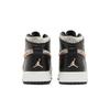 Air Jordan 1 Retro High Grade School 'Fleece' (Unisex) Schwarz / Metallisches Rot Bronze Vintage Basketballschuhe 332148 022