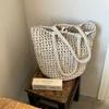 Modische Handtasche - Urlaubs-Einzelzimmer-Achseltasche Gewebte Tasche