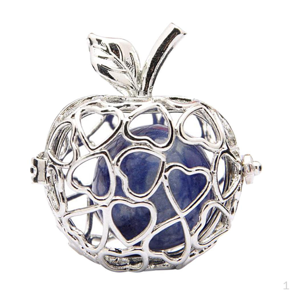 

Дизайн порожнистого кулона з дорогоцінним каменем, інструментом, намистиною Blue 4