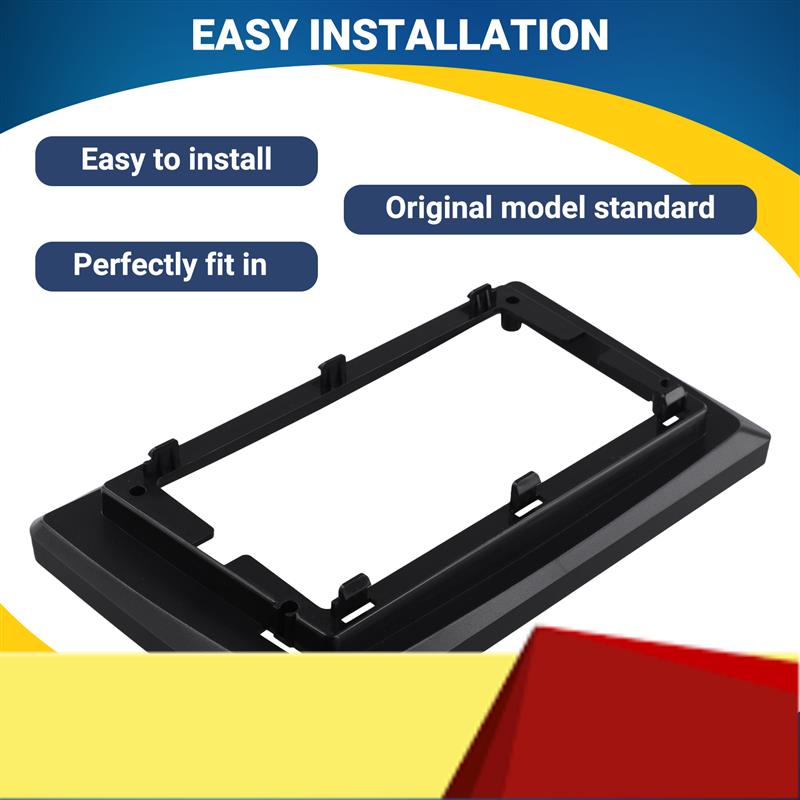 

10.1 Inch Car Radio Facia Panel For Suzuki Ignis 2003-2008 Fascia Dash Kit tall Console Panel Plate Adapter Bezel-M53K чорний
