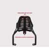 1 Set Multifunction Motorbike Tail Case Bracket Easy Installation Motorcycle Rear Luggage Rack Replacement Part Motorcycle Shelf