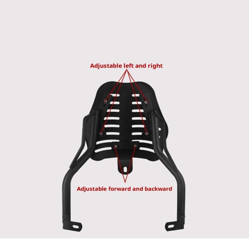 1 Set Multifunction Motorbike Tail Case Bracket Easy Installation Motorcycle Rear Luggage Rack Replacement Part Motorcycle Shelf