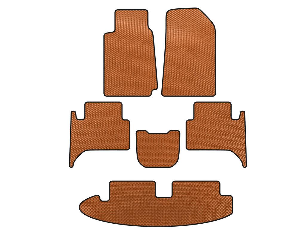 

EVA mats (3 rows, Orange) for Chevrolet Trailblazer 2012-2019