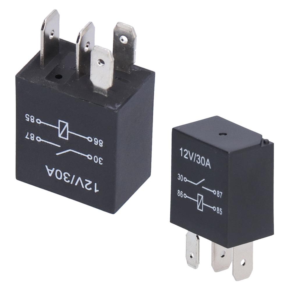 10 Pcs 4 Pin/5Pin Automobile Relay 36.6*23*15.5mm Car Relay Violet Relay  Air Conditioner System