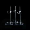 30cm 1/6 Acrylic Doll Stands Transparent Figure Display Waist Foot Support Rack Bracket For Doll Toys Show High