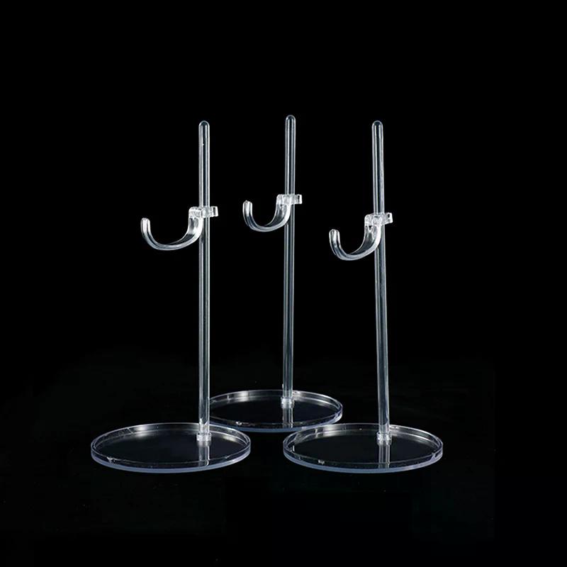 30cm 1/6 Acrylic Doll Stands Transparent Figure Display Waist Foot Support Rack Bracket For Doll Toys Show High