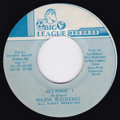 7inch Record MAJOR MACKEREL - Selassie I DSR6948 Big League Reco Jamaica Reggae, Ska & Dub Used