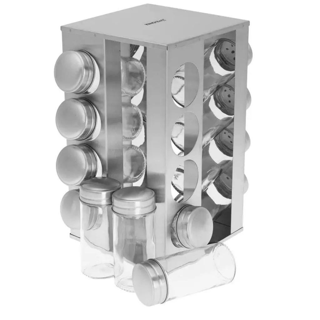 SPICE RACK 16 JARS KINGHOFF KH-4007