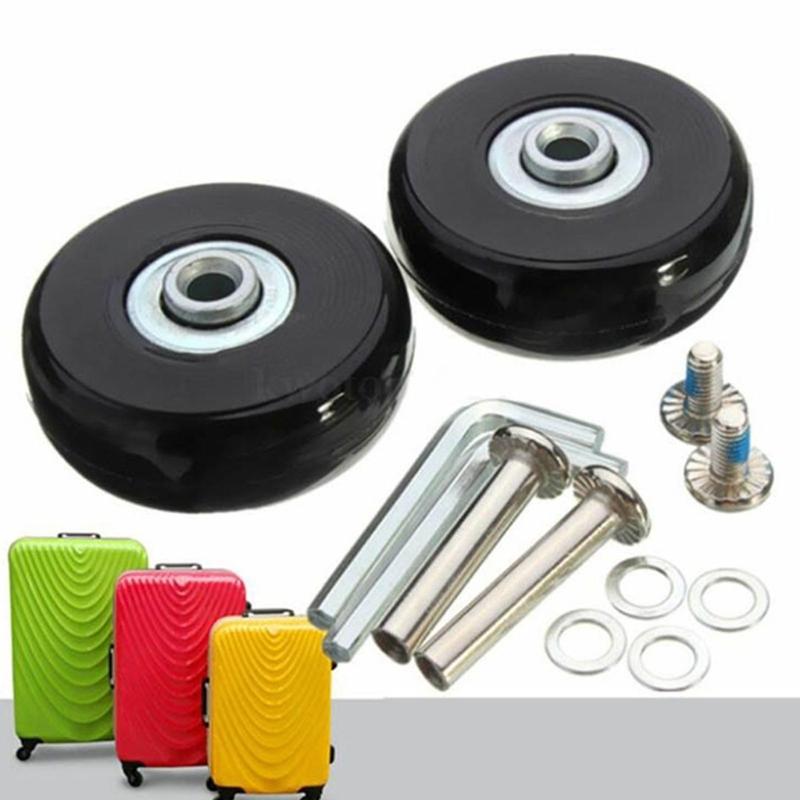 Luggage Spare Wheels Smooth Operation Quick Setups Reliable Suitcases Wheel Part Set Perfect for Various Suitcases Brand