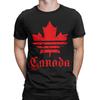 Canada Flag T-Shirts Men Women Canadian Maple Leaf Funny Cotton Tees Round Collar Short Sleeve T Shirt 6XL Clothing