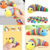 Colorful 3d Finger Slug Caterpillar Sensory Toy For Stress Relief And Anxiety Reduction