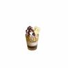 1 Stück Miniatur Bananenpudding Puppenhaus Mini Simulation Eisbecher Modell Spielzeug für Puppenzubehör Dessertladen Dekoration Kindergeschenk