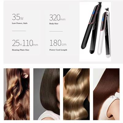 Dual-Purpose Household Electric Hair Straightener and Curling Iron with Ion Technology Features Straightening Curling Perming