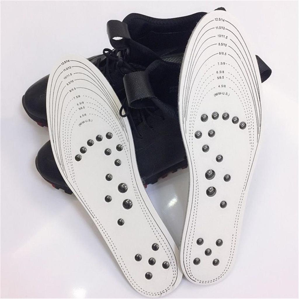 Magnetic Shoe Insole Insoles Acupressure Massage Reduce Foot Odor 1 Pair