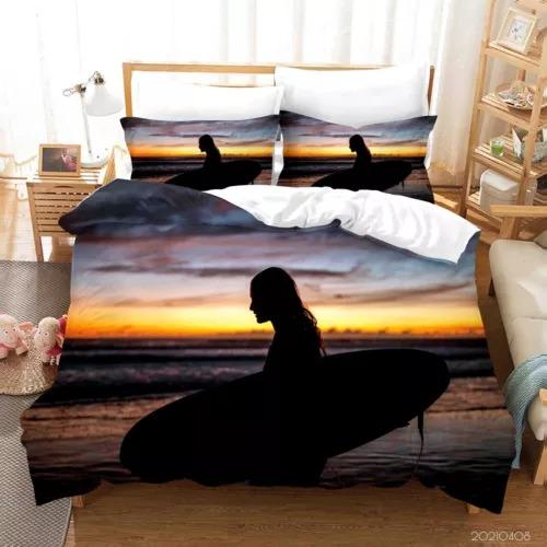 Comforter Surfing Bedding Decoration Gift First Choice Suitable For Children Boys Girls And Adults Soft Warm And Breathable