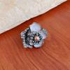 Silver Needle Diamond Pearl Flower Earrings New Niche Earrings Retro Versatile Premium Earrings Women