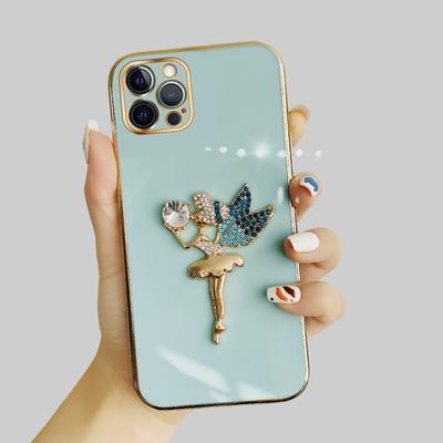 6D Plating Luxury Diamond Spirit Phone Case for Realme GT Master GT Neo3 Realme 8i 9 Pro C30 VIVO V25 VIVO V23E OPPO Reno Soft TPU Shockproof Cover