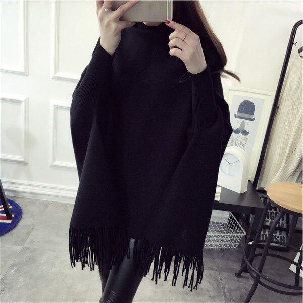 2021 Female Wrap and Swing Women Sweaters Winter  Leisure Long Sleeve Out Jacket  Long Section Tops