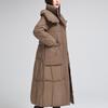 Fashion Woman Winter Coats With Belt Thick Warm Casual Winter Jacket Women's Long Parkas