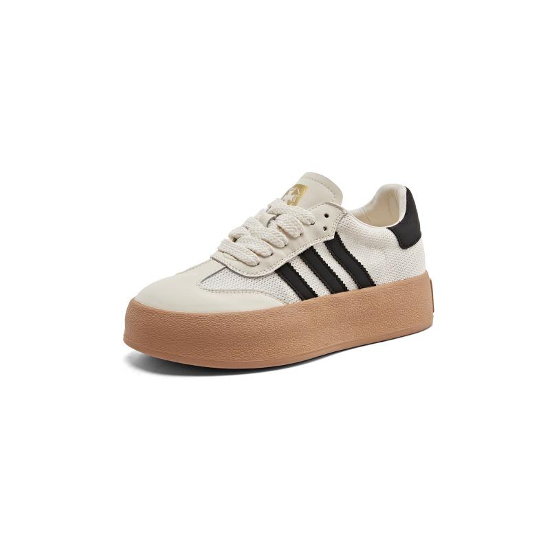 

Женские ретро белые кожаные кроссовки - Сетка, Толстая подошва, Дышащие, Универсальные, Летняя коллекция 2024 37