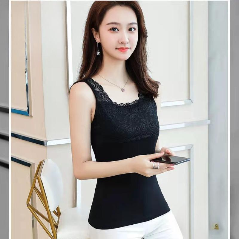 

Весна и лето свободный сексуальный кружевной жилет с бретельками через шею для женщин Fat MM с базовой блузкой Блузка женская One size