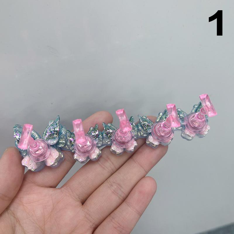 Butterfly Magnetic Nail Holder Stands Glowing Manicure Practice Training Display Stand Magnetic Press On Nail Practice Fake Nail