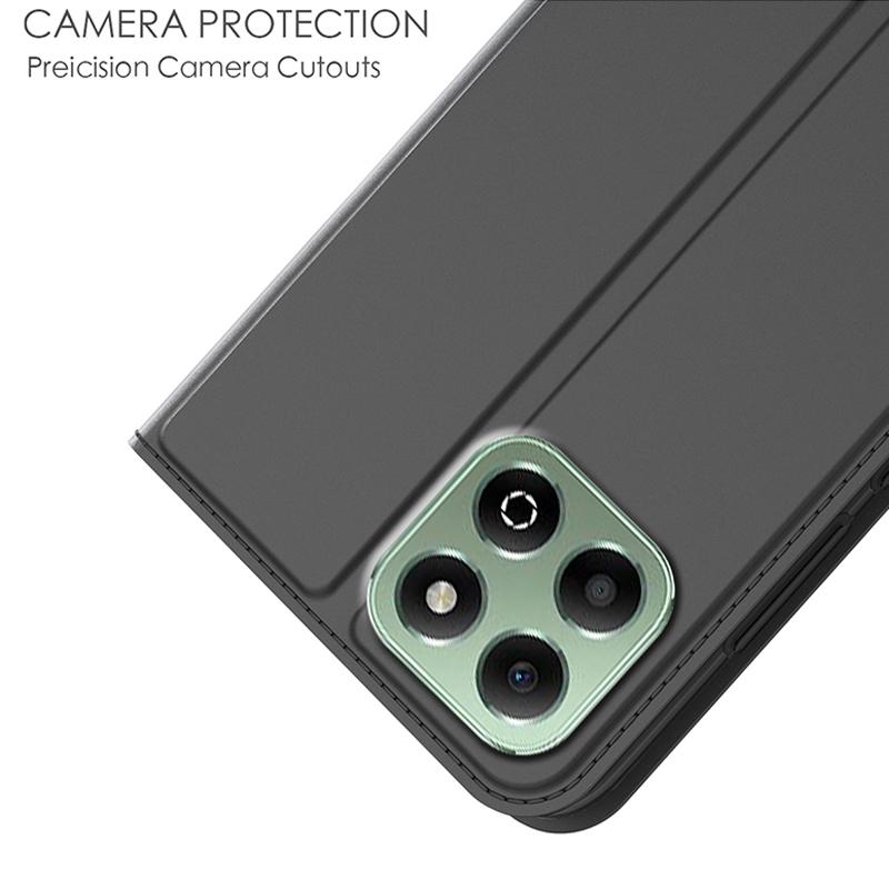 Case for Honor 400 Smart 5G/400 Smart 4G/X7d 4G/Play10T 5G PU Leather Phone Cover with Card Holder Stand