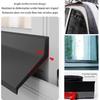 Home Window Water Blocking Bar Sliding Window Rain Weatherstrip Soft Rubber Water Rain Deflector Board Windproof Sealing Strip