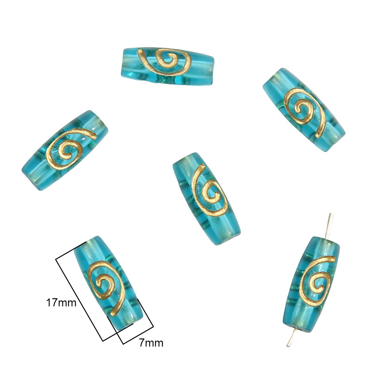 

15-80 шт. акриловые бусины в стиле барокко, винтажные золотые бусины с подвесками, свободные бусины для аксессуаров «сделай сам», браслет, ожерелье 7x17mm 30pcs