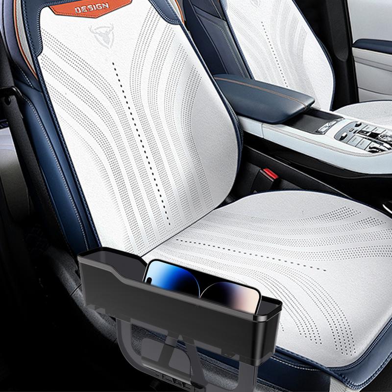 Car Seat Crevice Organizer Crevice Storage Box Car Console Side Organizer For Phones Glasses Keys Cards Car Accessories Car