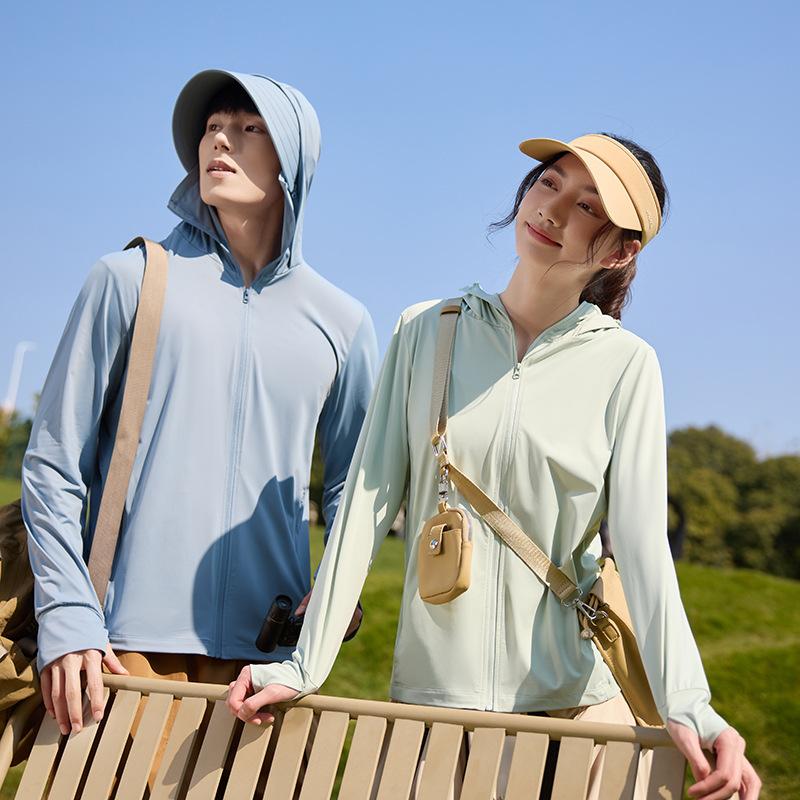 UPF10 + Ice Silk Sunscreen Clothing Men's and Women's UV Protection Light and Breathable Jacket 1011 New