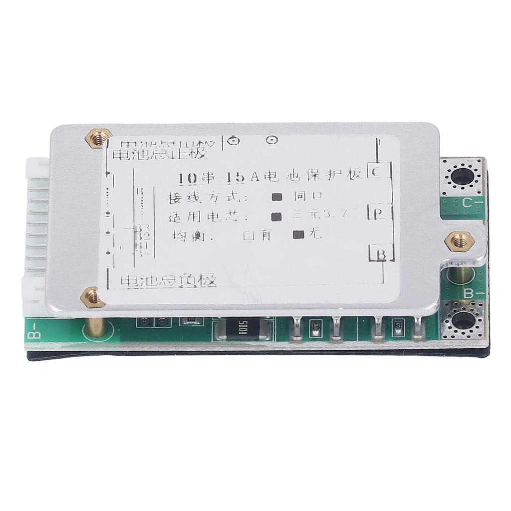 Battery Protection Board 18650 Lithium Cell PCB 10S 36V 15A Without Balance Function