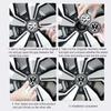 VW 4pcs Hub Led Lights Cap Car Floating Illumination Wheel Center Covers Caps For Volkswagen golf4/6/7 toutan passat tiguan polo