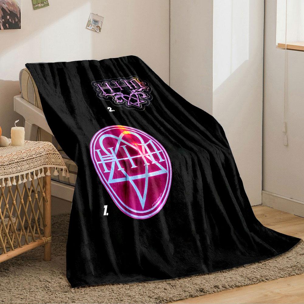 Heartagram Logo Blanket for All Seasons Blanket Lunch Break Throw Gift