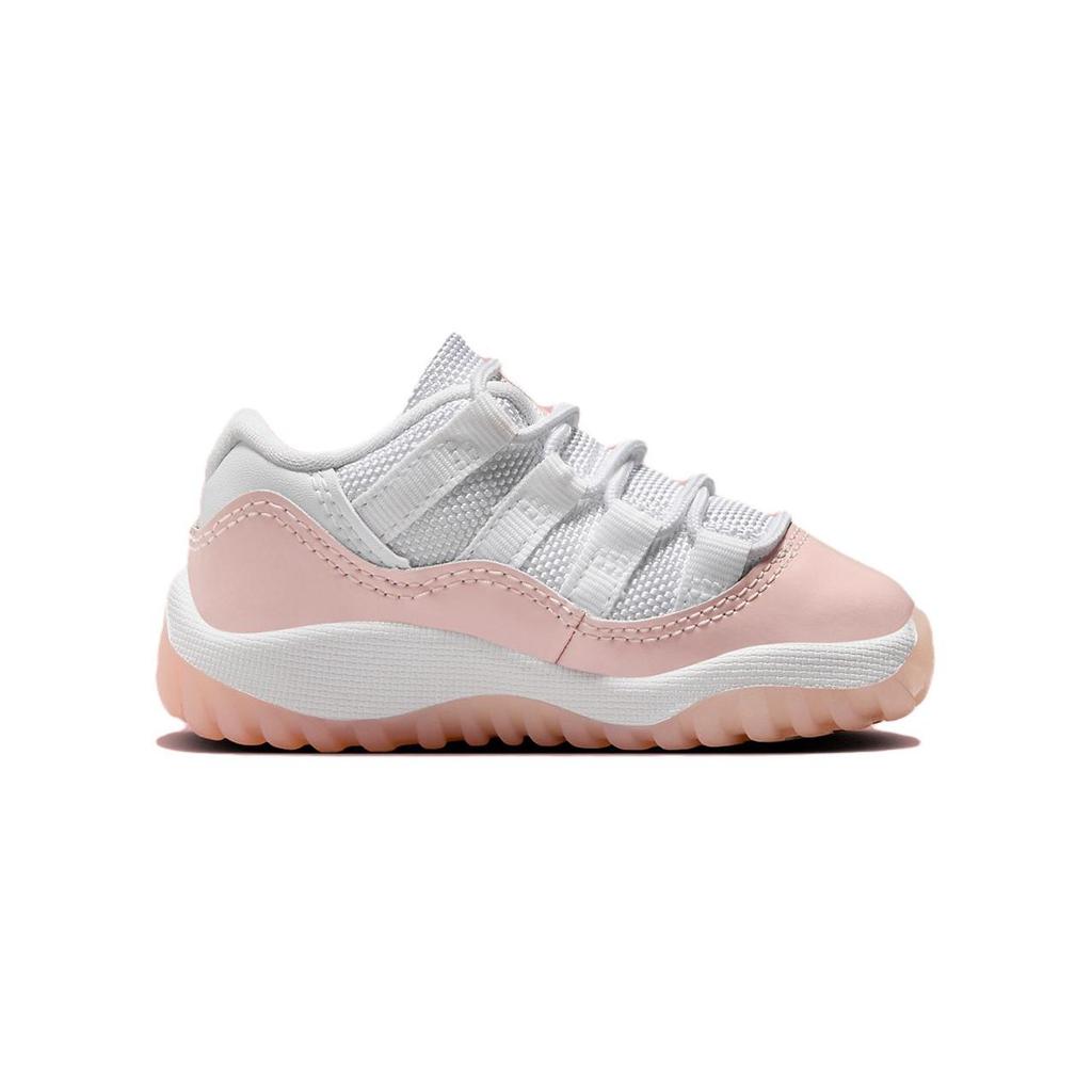 Tênis de Bebê Air Jordan 11 Retro Low TD Legend Pink Branco 645107-160