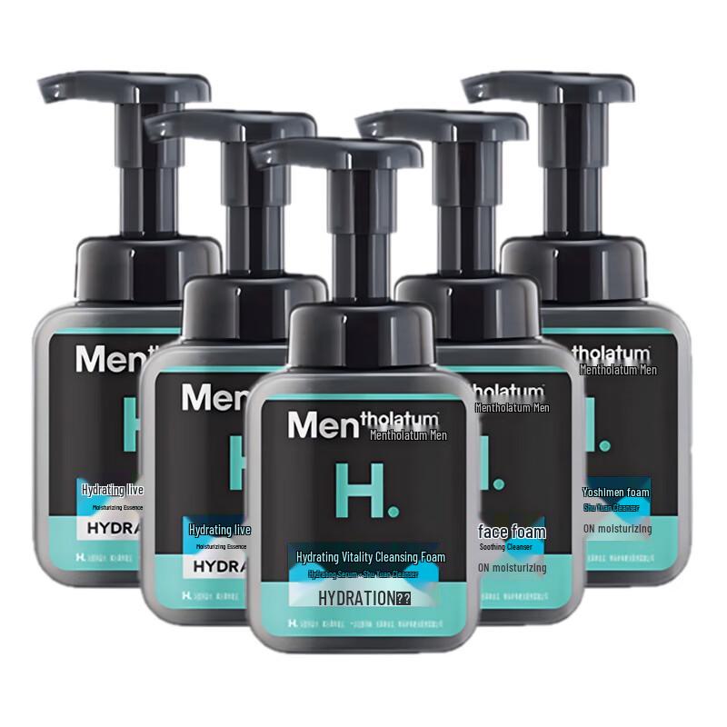

Mentholatum Men s Moisturizing & Oil Control Facial Cleansing Foam (5-Pack)