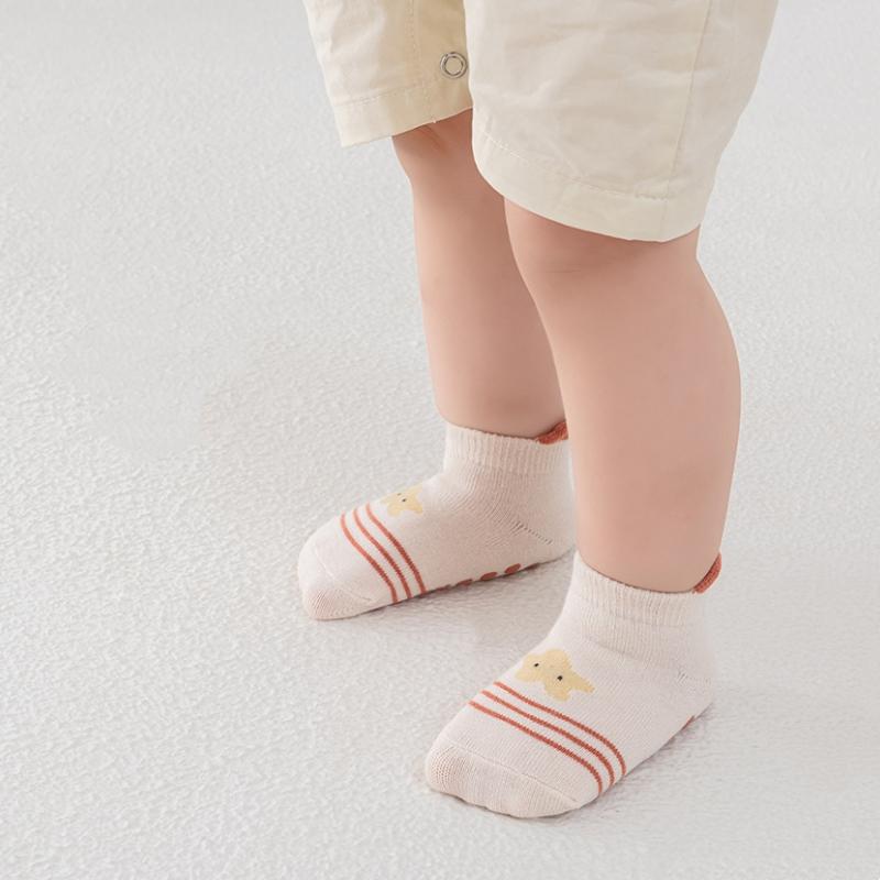 Baby Anti-Rutsch Socken Herbst Winter Baumwolle Gestrickt Kinder Cartoon Kurze Socken Lässig Säugling Kleinkind Bodensocken Für Mädchen Jungen 0-5 Jahre