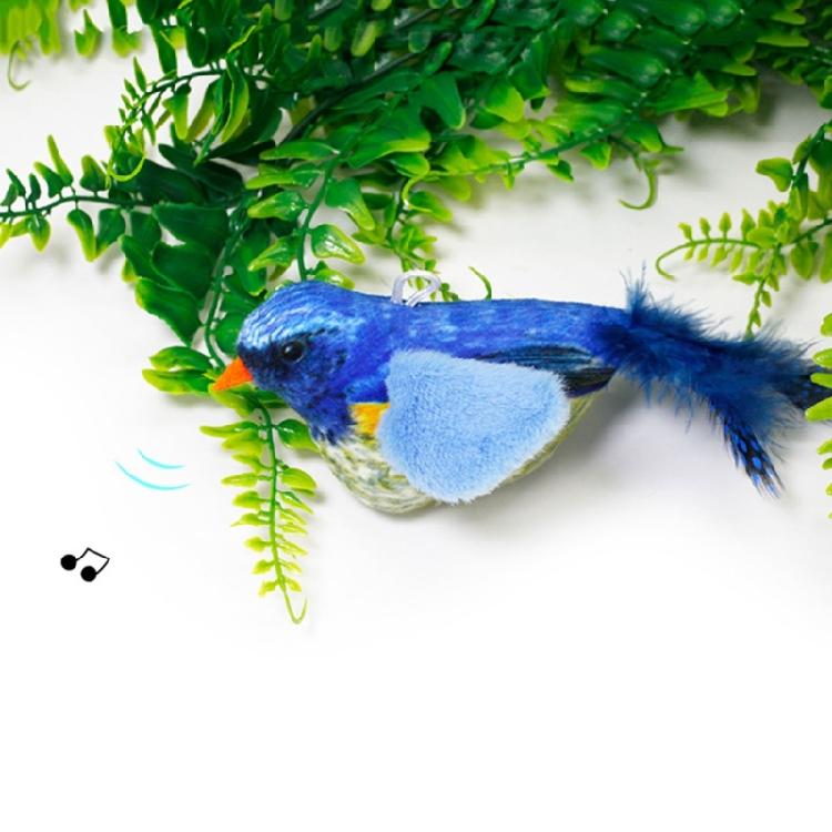 Interactive Cat Birds Toy for Indoor Cute Cat Toy with Realistic Bird Sounds Toy