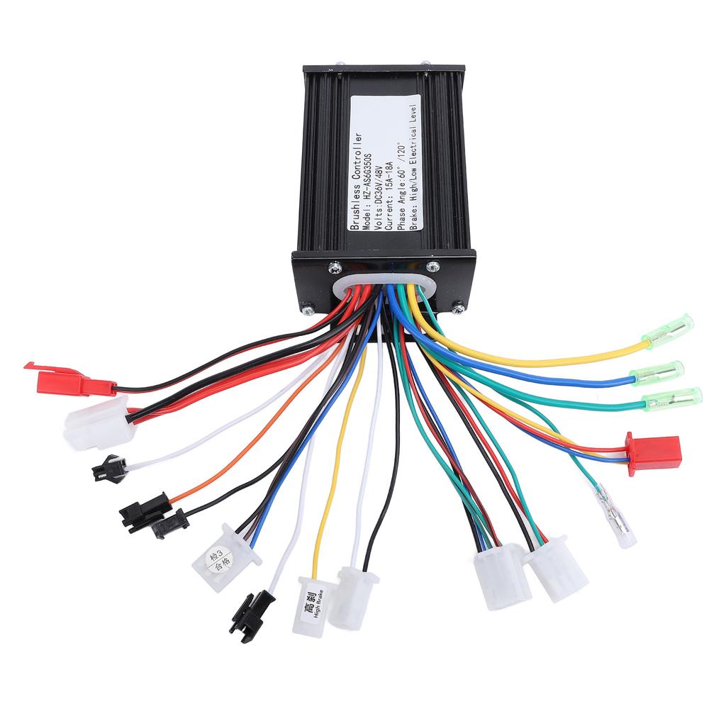 Scooter Motor Controller 36V 48V 350W Aluminium Alloy Good Heat Dissipation Brushless Motor Controller for Electric