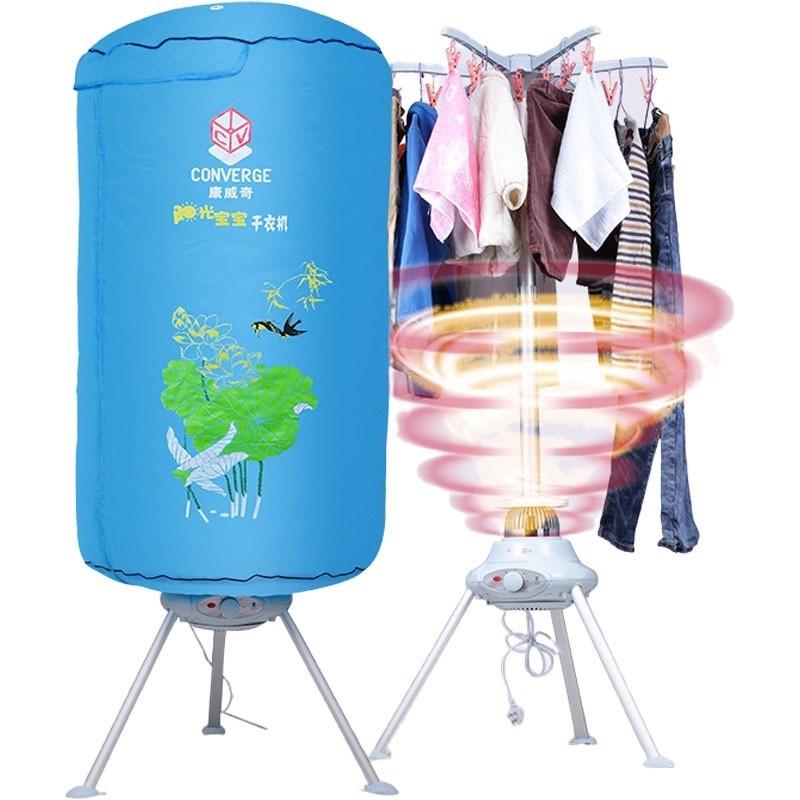 1000W  2 In1 Portable Electric Clothes Dryer Household Foldable UV  Sterilization Equipment Electric Quick Drying Wardrobe 66x66x165cm1