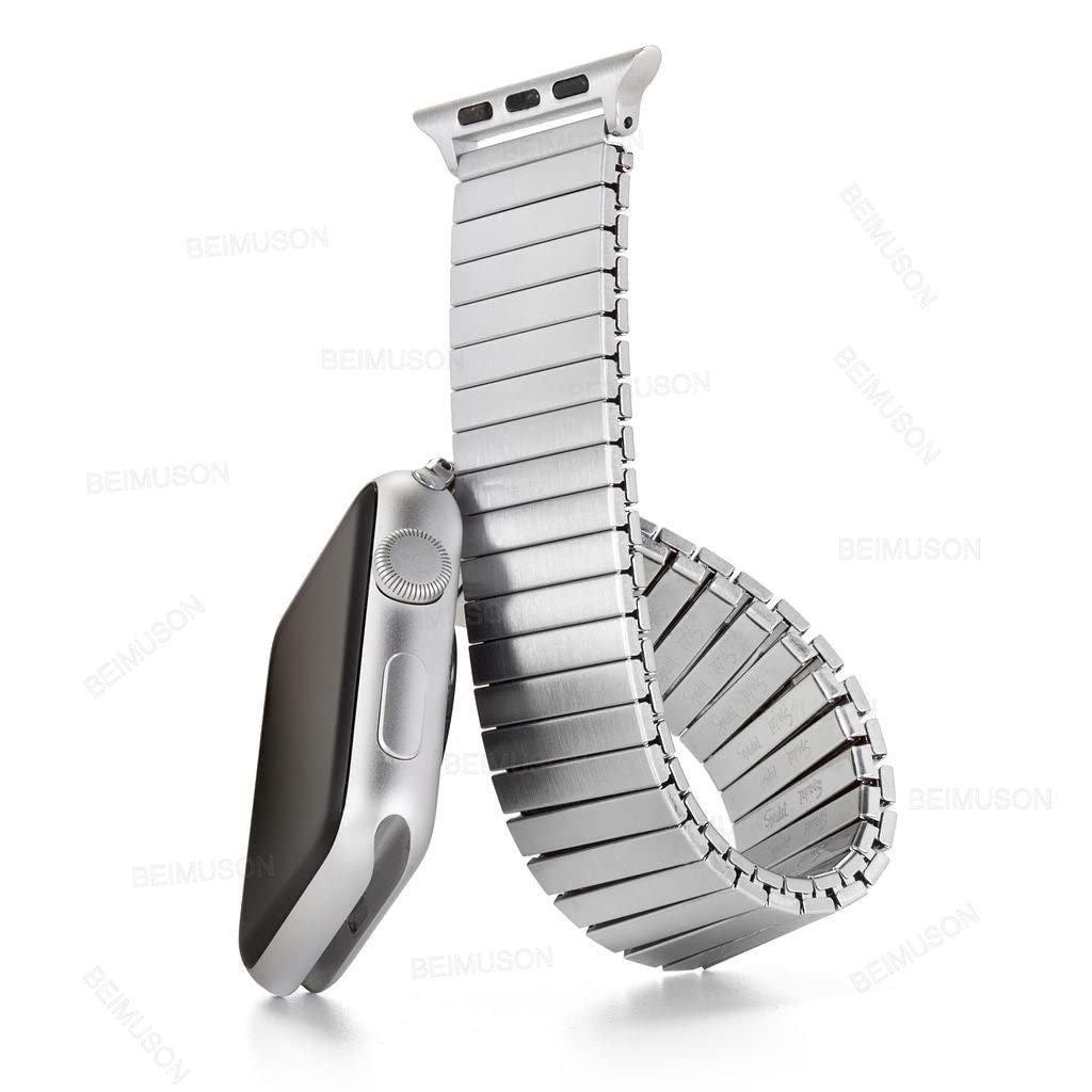 Strekkbare rustfrie bånd som er kompatible med for Apple Watch 8-rem 49 mm 41 mm 45 mm 42 mm 38 mm 40 mm 44 mm for IWatch-serien