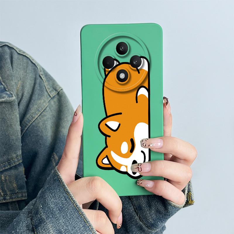 For OPPO Reno 12 F 4G Capa Reno12 FS Reno12 F 5G Phone Case Reno12F CPH2637 CPH2687 Back Cover Flower Painted Printed Soft Funda