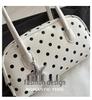 2026 Women's Textured Polka Dot Mickey Boston Crossbody Bowling Bag